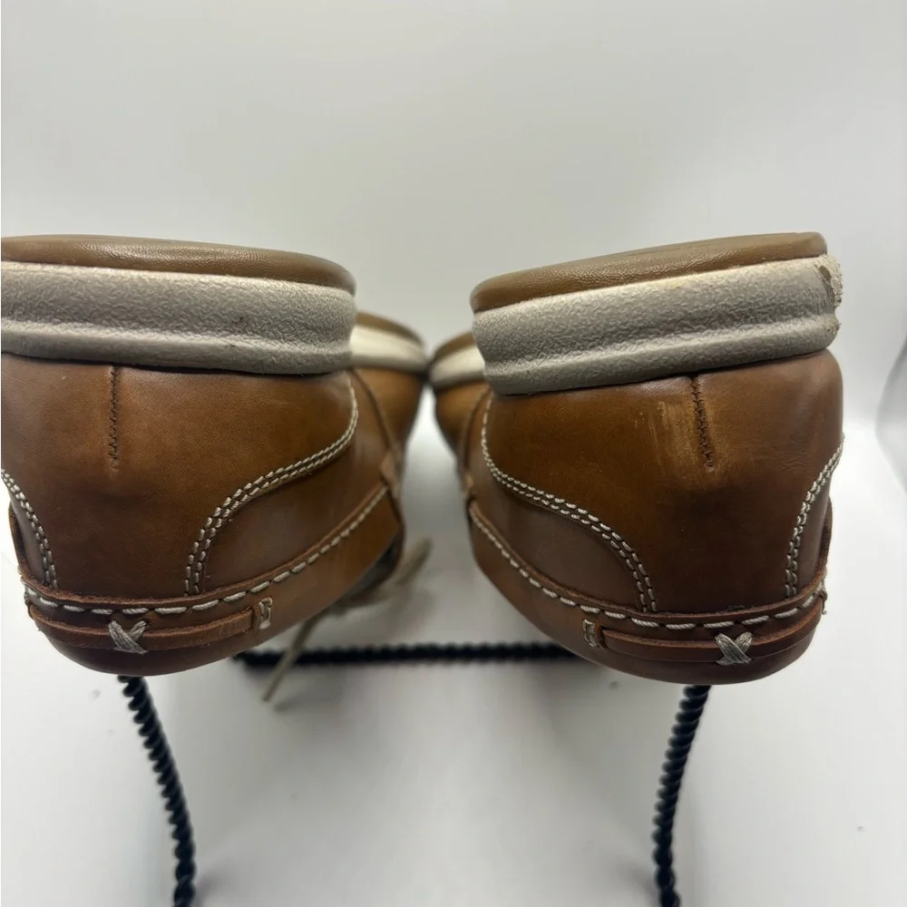 Clarks Men's Brown Leather Boat Shoes Size 8